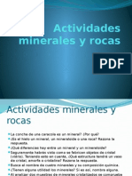 Actividades Minerales y Rocas