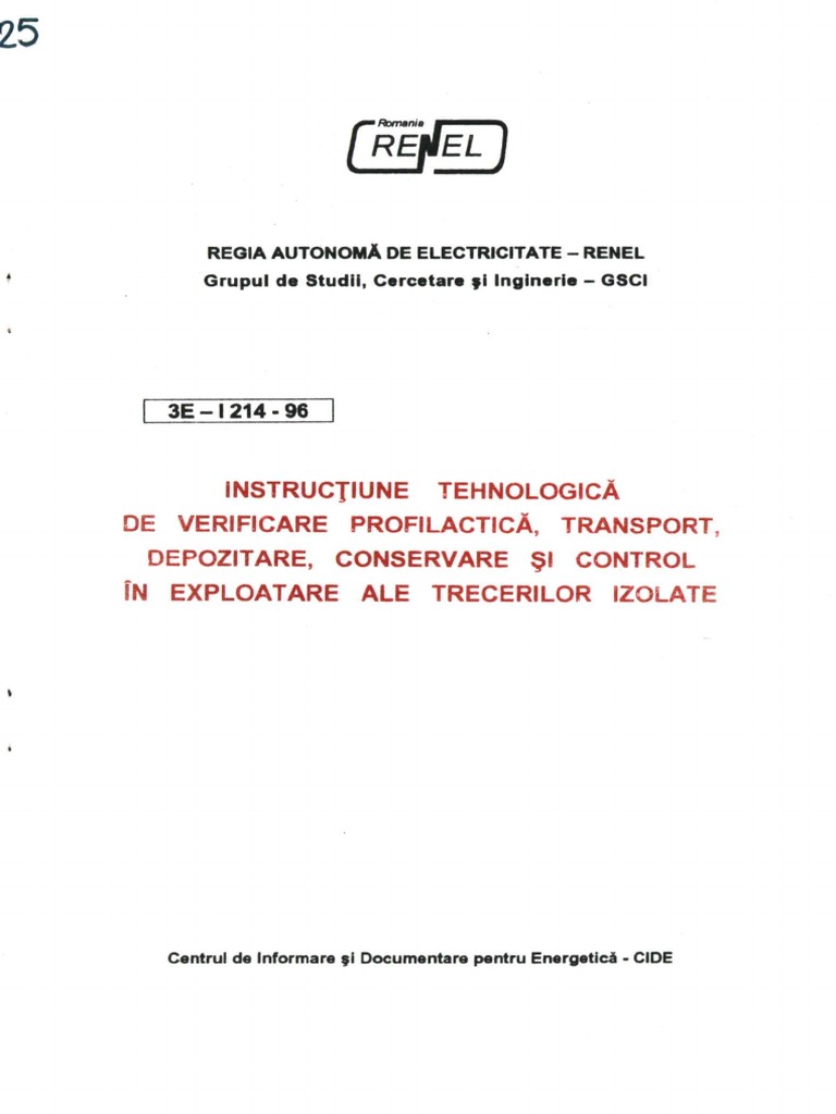 Prescriptie Energetica 3E-I 214-96 | PDF