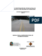 Manual Para La Inspección Visual de Pavimentos Rigidos