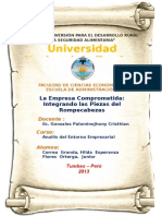 Grupo 01 La Empresa Comprometida Integrando Las Piezas Del Rompecabezas