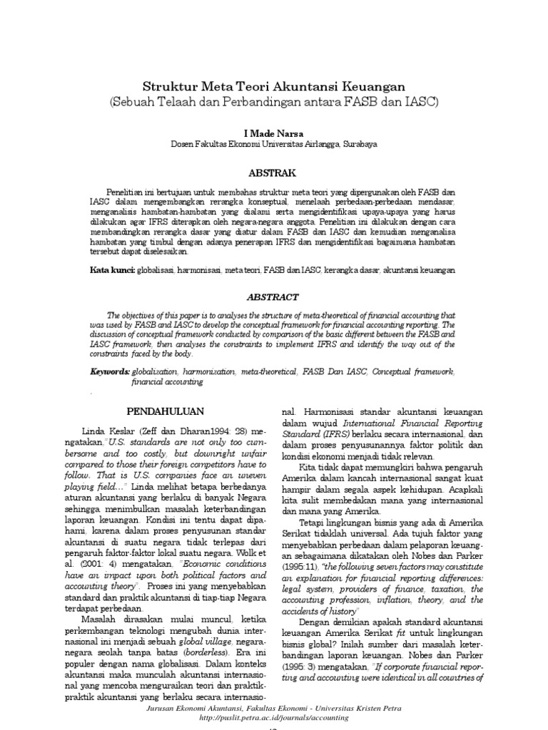 Perbedaan Kerangka Konseptual Ifrs Dengan Fasb Berbagai