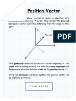 The Position Vector