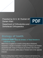 Biology of Tooth Movement and Tissue Reaction to Orthodontic Forces