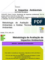 Aula 05- Metodologia de AIA e Analise Tec de Estudos Ambientais