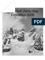 The British Zemu Gap Expedition 2008