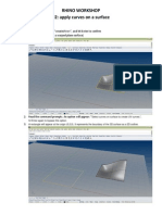 e RHINO Lesson 2 Apply Curves on a Surface