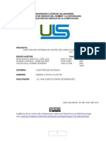 TRABAJO TERMINADO Auditoria de Sistemas