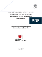 Proyecto Camisea Impacto Sobre El Mercado Del Gas Natural y Estimación de Los Beneficios Económicos