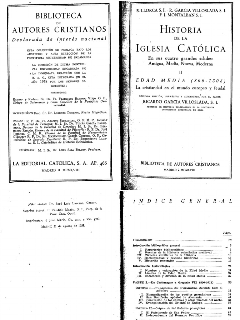 Historia de La Iglesia Católica II | PDF | Paleografía | Iglesia Católica