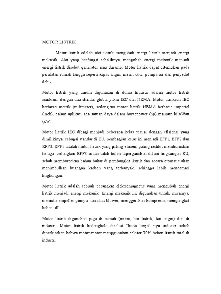 Motor Listrik