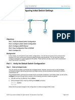 2 Packet Tracer - Configuring Initial Switch Settings Instructions Vera