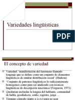 Variedades Lingüísticas