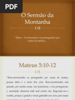 Bem Aventurados Os Perseguidos Por Causa Da Justiça 20-05-2012