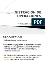 ADMINISTRACION DE OPERACIONES - PPTX SEM 1 Y 2