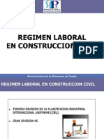 Régimen Laboral en Construcción Civil