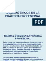 Dilemas Éticos en La Práctica Profesional