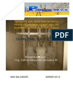 Reporte Del Mantenimiento Predictivo Subestaciones Gumarsal Febrero 2013 V2 PDF