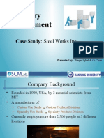 Steel Works Case Study: Inventory Management Solutions