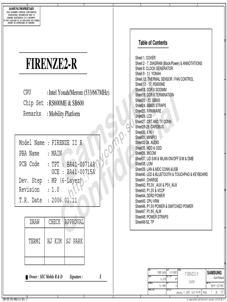Samsung Confidential Firenze2 R Dynamic Random Access Memory Digital Electronics
