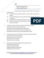 CTET Practice Paper Set-10 (Environmental Science)