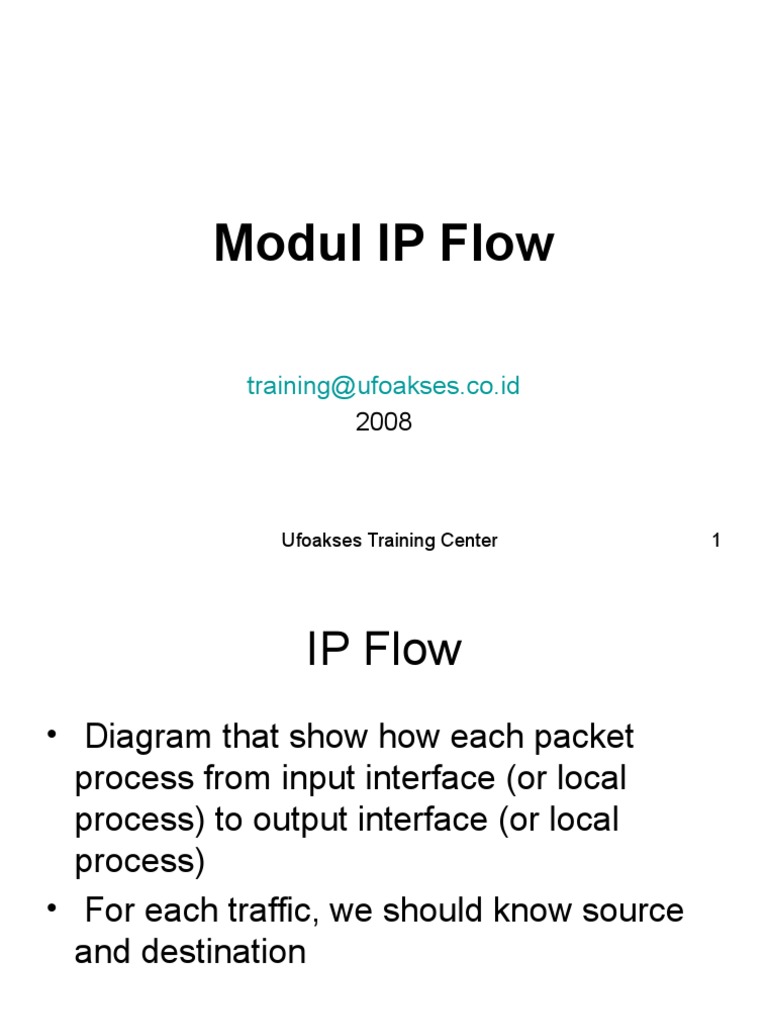 IP Flow | PDF