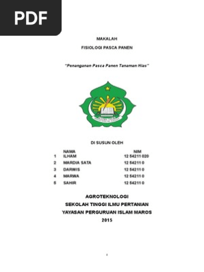 Penanganan Pasca Panen Tanaman Hias