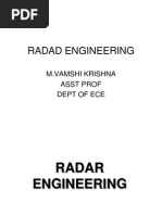 Download RADAR notespdf by Vamshi Krishna SN268542983 doc pdf
