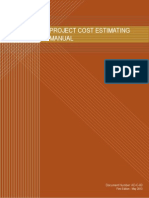 Project Cost Estimating Manual