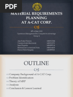 OPERATION MANAGEMENT (CASE