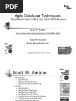 Agile Database Techniques