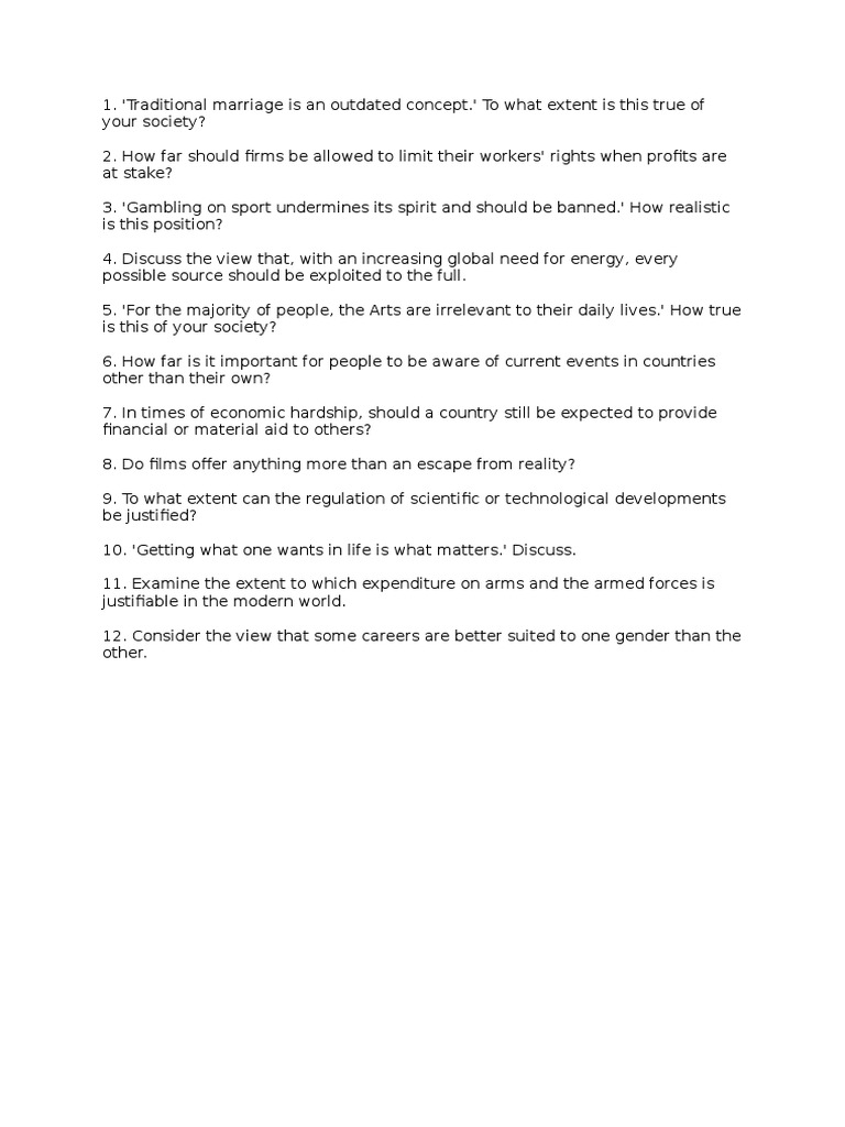 General paper questions 2019 image