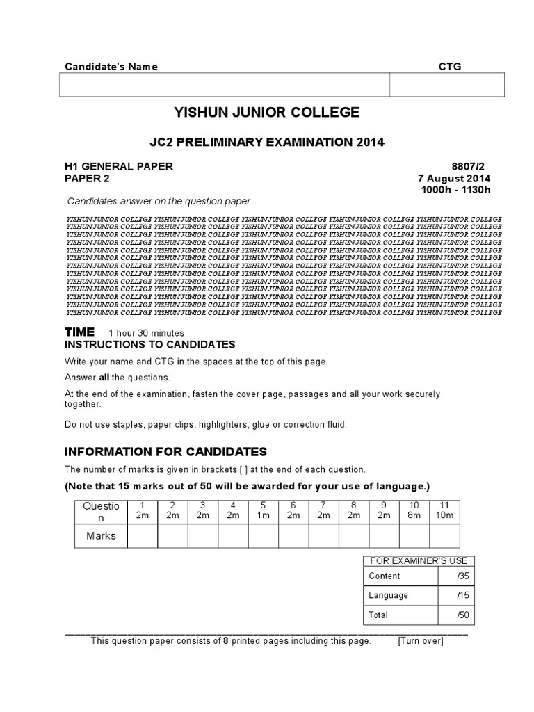 Gp essay sample picture