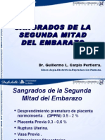 Sangrados de La Segunda Mitad Del Embarazo