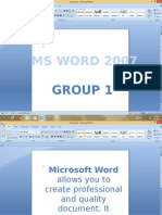 Msword and MSPPT