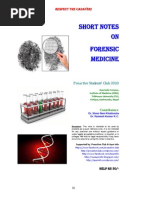 Download Short Notes on Forensic Medicine by wudthipan SN268551792 doc pdf