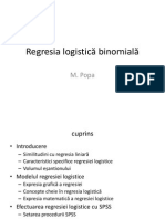 Regresia Logistica Binomiala