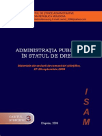 Administratia Publica in Statul de Drept -Moldova
