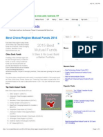 Best China Region Mutual Funds 2014