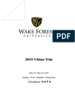 201505-WFU MBA-travel Booklet,As of April 30