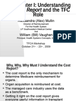 4understanding The Breakdown of The Cost Report and The TFC Role