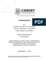Stranchat: Department of Computer Science, Christ University