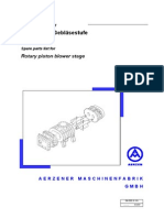 Drehkolben-Gebläsestufe: Rotary Piston Blower Stage