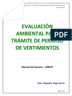 Manual Usuario Evaluación Ambiental para Trámite de Permiso de Vertimientos v.2