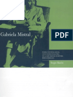 Gabriela Mistral. Poesía y justicia social.