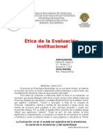 Etica de La Evaluaciòn