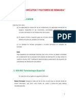 Cargas de Circuitos y Factores de Demanda