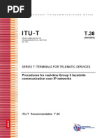 Itu-T: Procedures For Real-Time Group 3 Facsimile Communication Over IP Networks