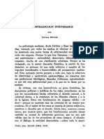 La contradicción insalvable de la racionalidad moderna