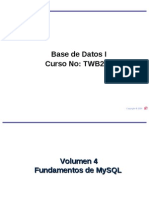 RDBMS MV Booklet4 My SQL