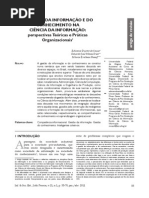 A Gestão Da Informação e Do Conhecimento Da CI